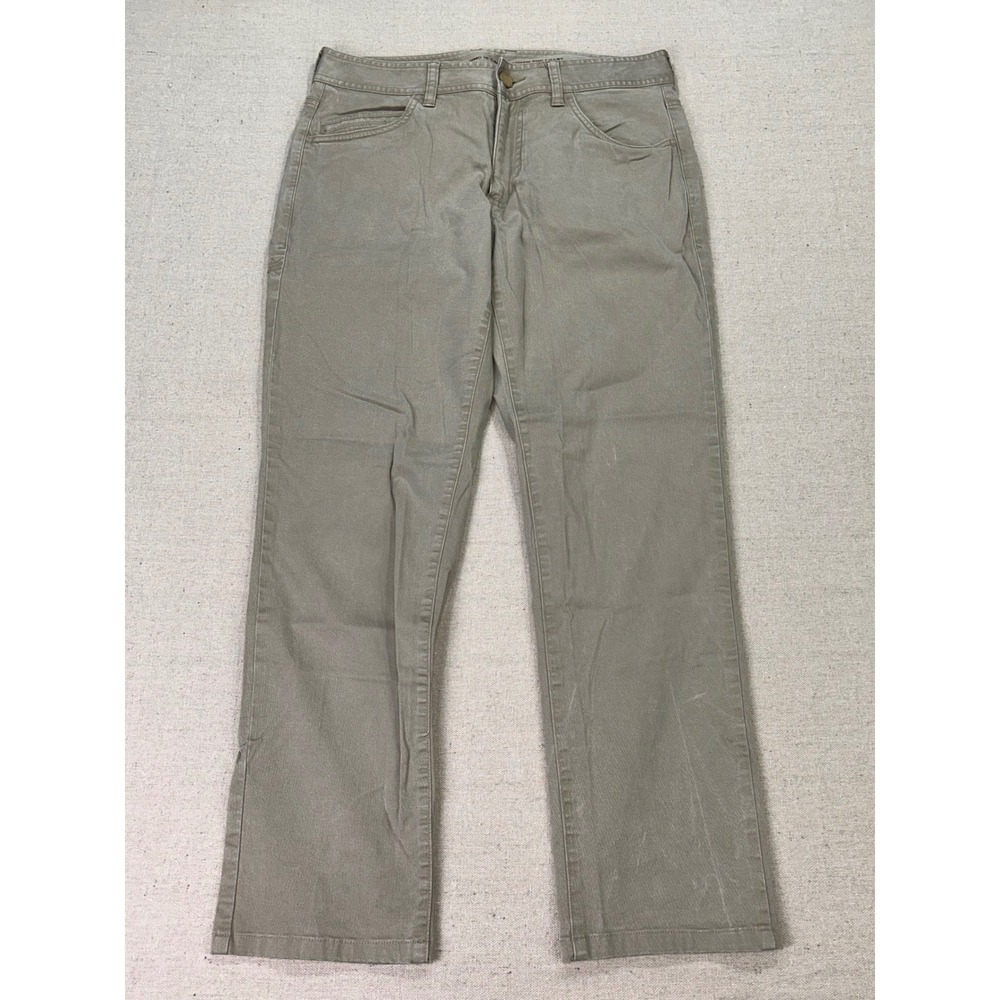 Rhone Commuter Pants Mens 30 Khaki Tan Straight Leg Lyocell Cotton Blend